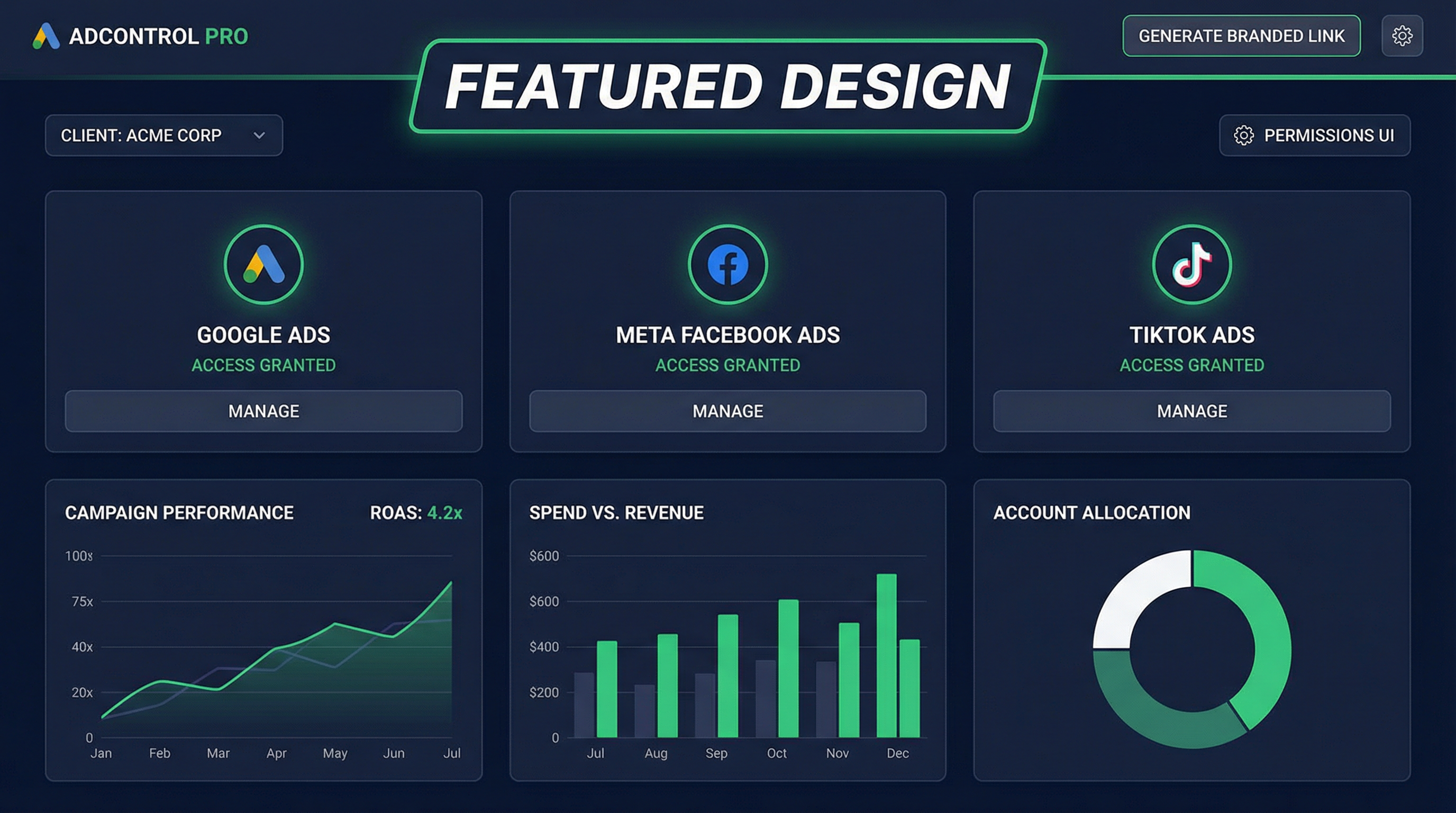 Ads Account Access Dashboard